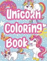 Unicorn Coloring Book: For Kids Ages 4-8 B083XVFSML Book Cover