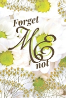 Forget ME not: Alphabetical password Organizer, Internet password log book, Small book (6x9) Flower Cover 1673615945 Book Cover