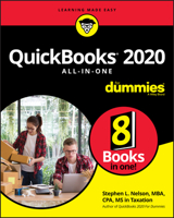 QuickBooks 2020 All-In-One for Dummies 1119589800 Book Cover