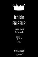 Notizbuch f�r Friseure / Friseur / Friseuse / Friseurin: Originelle Geschenk-Idee [120 Seiten kariertes blanko Papier] 1695321766 Book Cover