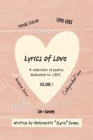 Lyrics of Love: Volume 1 1736736647 Book Cover