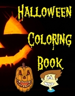 Halloween Coloring Book: Over 90 Pages of Fun and Spooky Coloring Book for Kids ages 4-8 (Halloween Books for Kids) B08JRKVYYR Book Cover