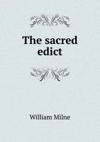 The Sacred Edict 5518599064 Book Cover