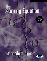 The Learning Equation Intermediate Algebra Student Workbook with Student User S Guide 0534173012 Book Cover