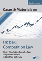 Cases and Materials on UK and EC Competition Law 0199290393 Book Cover