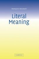 Literal Meaning 0521537363 Book Cover