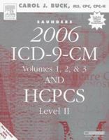 Saunders 2006 ICD-9-CM, Volumes 1, 2 & 3 and HCPCS Level II 1416031642 Book Cover