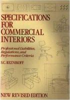 Specifications for Commercial Interiors 0823048934 Book Cover