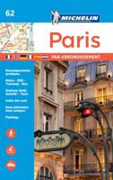 Michelin Paris by Arrondissements Pocket Atlas #62 2067211587 Book Cover