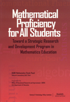 Mathematical Proficiency for All Students: Toward a Strategic Research and Development Program in Mathematics Education 083303331X Book Cover