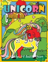 Unicorn Coloring Book For Kids Ages 4-8 Beautiful Unicorn: 50 Amazing Coloring Images Of Cute Magical Unicorns B08W3M9VPF Book Cover