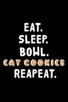 Notizbuch Weihnachten: Skizzenbuch für Bowling und Plätzchen Fans I Geschenk zur Bescherung für Bowler und Naschkatzen (German Edition) 1672195136 Book Cover