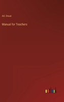 Manual for Teachers 3368151223 Book Cover