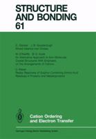 Cation Ordering and Electron Transfer 3662152258 Book Cover