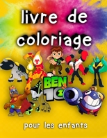Livre De Coloriage Pour Les efants: Mon cahier d'activités à la maison à partir de 3 ans " Stars Tick et Ben 10" ( Livre à colorier version Français ) Broché (NOTEBOOKS) B088N444W5 Book Cover