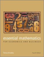 Essential Mathematics for Economics and Business 0470844663 Book Cover