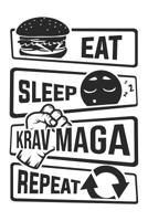 Eat Sleep Krav Maga Repeat: Graph Paper 5x5 Notebook for People who like Humor Sarcasm 1081496584 Book Cover