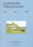 Eurasian Prehistory Volume 1:1: A Journal for Primary Data 8391651517 Book Cover