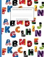 Superhero Alphabet Notebook: Superhero Initial Travel Journal 100 sheets (200 pages) 5x5 Graph Paper / High-quality matte cover for a professional finish / Perfect size at 8.5 x 11 (21.59 x 27.94 cm) 1692470825 Book Cover