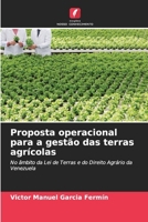 Proposta operacional para a gestão das terras agrícolas 6206973956 Book Cover