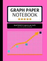 Graph Paper Notebook: 200 Pages, 4x4 Quad Ruled, Grid Paper Composition (Large, 8.5x11 in.) 1082598038 Book Cover