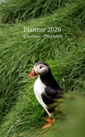 Planner 2020 Gennaio - Dicembre: Agenda mensile e settimanale A partire dal 1 gennaio al 31 dicembre 2020, copre i calendari per il 2019, 2020, 2021, ... (Copertura Puffin Carino) (Italian Edition) 1674387008 Book Cover