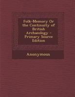 Folk-Memory 1022171135 Book Cover