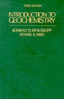 Introduction to Geochemistry 007035443X Book Cover