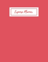 Expense Planner: Spending Journal To Keep Track all Incomes, Expenses both Necessary & Unnecessary Expense Personal & Household Cash Management Red Matte Cover 1711854360 Book Cover