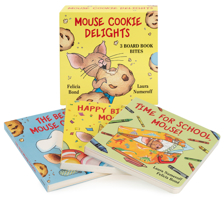 Mouse Cookie Delights: 3 Board Book Bites: The Best Mouse Cookie; Happy Birthday, Mouse!; Time for School, Mouse! 0062983946 Book Cover