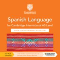 Cambridge International as Level Spanish Language Digital Teacher's Resource Access Card 1009300644 Book Cover