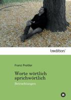 Worte Wortlich Sprichwortlich 3842422776 Book Cover
