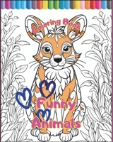 Coloring Book - Funny Animals B0CPWK5DFH Book Cover