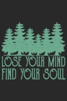 Lose Your Mind Find Your Soul: Wandern Hiking Geschenk F�r Wanderer Dina5 Liniert Notizbuch Tagebuch Planer Notizblock Malheft Kladde Journal Strazze 1677167033 Book Cover