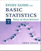 Study guide for basic statistics: Tales of distributions 0534506933 Book Cover