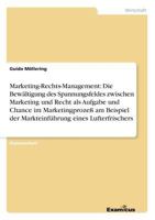 Marketing - Rechts - Management 3867463840 Book Cover