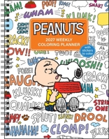 PEANUTS® 2027 Monthly/Weekly Coloring Calendar with Stickers to Color B0GF9MBW8Y Book Cover