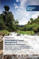 Participatory Forest Management - Panacea or Pretence? 3639515560 Book Cover