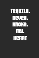 Tequila Never Broke My Heart: Tequila, Graph Paper (6 x 9 - 120 pages) Drink Themed Notebook for Daily Journal, Diary, and Gift 1671111974 Book Cover