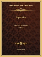 Population: Its Law Of Increase 0526464526 Book Cover