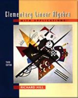 Elementary Linear Algebra with Applications 0030103479 Book Cover