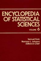 Multivariate Analysis to Plackett and Burman Designs, Volume 6 , Encyclopedia of Statistical Sciences 0471055530 Book Cover