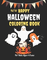 New Halloween Coloring Book For Kids Ages 4-8 ans: coloring activity books for happy halloween new design of the year. B08JB1XF4B Book Cover