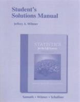 Student's Solutions Manual for Statistics for the Life Sciences 0321989694 Book Cover