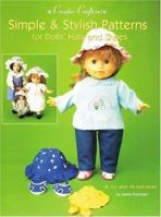 Simple & Stylish Patterns for Dolls' Hats & Shoes: For 18-Inch, 14-Inch and 8-Inch Dolls (Creative Crafters Series) 0942620429 Book Cover