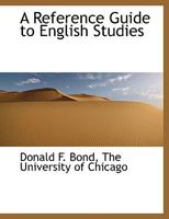 A Reference Guide to English Studies 1018275126 Book Cover