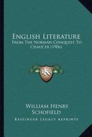 English literature from the Norman Conquest to Chaucer 9353802032 Book Cover