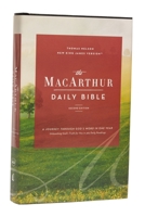 Holy Bible: MacArthur Daily Bible: Read through the Bible in one year, with notes from John MacArthur 0718006399 Book Cover
