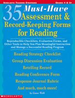 35 Must-Have Assessment & Record-Keeping Forms for Reading (Grades 4-8) 0439241219 Book Cover