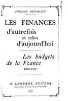 Les Finances d'Autrefois Et Celles d'Aujord'hui, Les Budgets de la France 1141585340 Book Cover